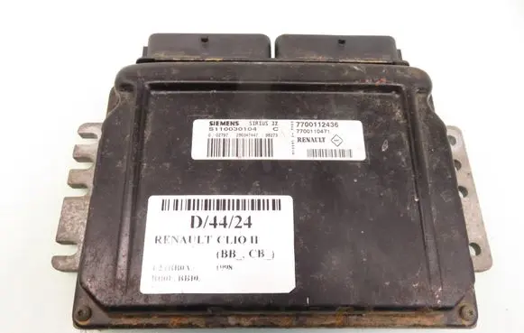 Renault Clio II Engine control unit/module 7700112436 S110030104C 7700110471