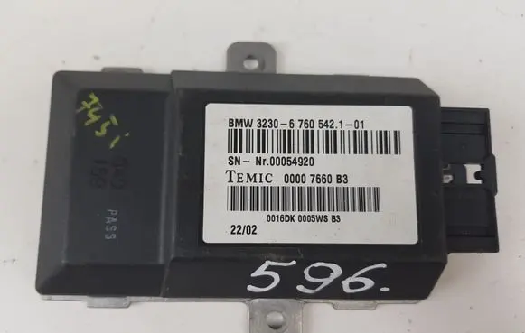 BMW 7 E65 E66 Power steering control unit/module 67605421 32306760542101