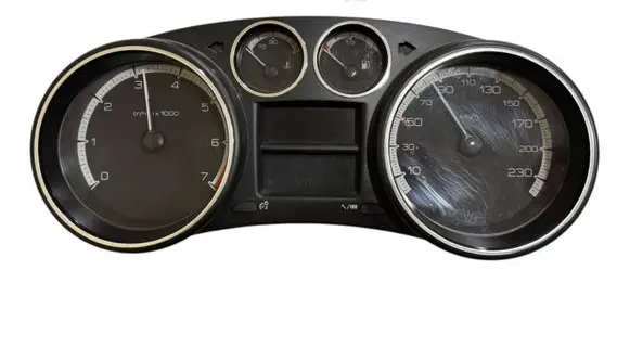 Peugeot 308 Speedometer (instrument cluster) 9666642080 TNE3EA77K 503001550121