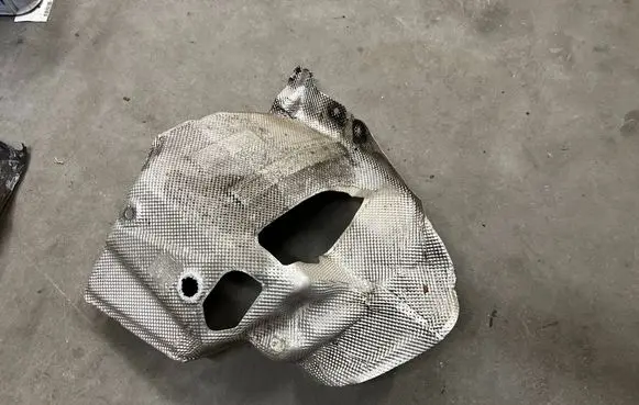 Porsche Panamera (970) Exhaust heat shield 97050455704