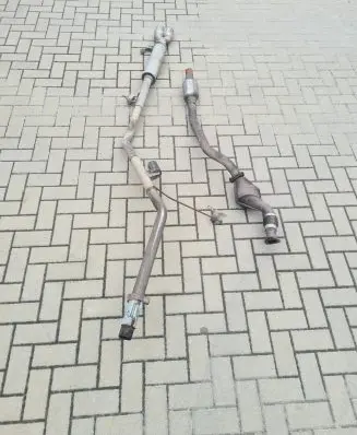Volkswagen PASSAT B5 Muffler/silencer 7545062 A2124910101