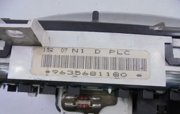 Citroen Berlingo Speedometer (instrument cluster) 9635681180