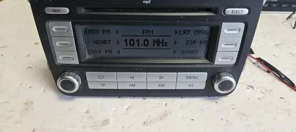 Volkswagen Caddy Radio/CD/DVD/GPS head unit 1K0035186AD RCD300MP3 9184918151