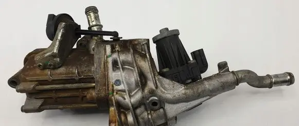 Jaguar XF X250 EGR valve cooler 9X2Q9U438DA