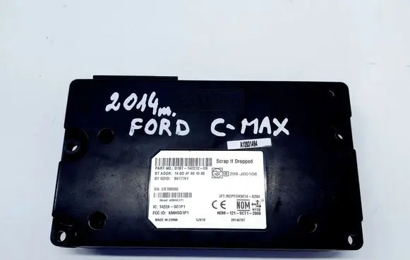 Ford C-MAX II Bluetooth control unit module D1BT14D212EB