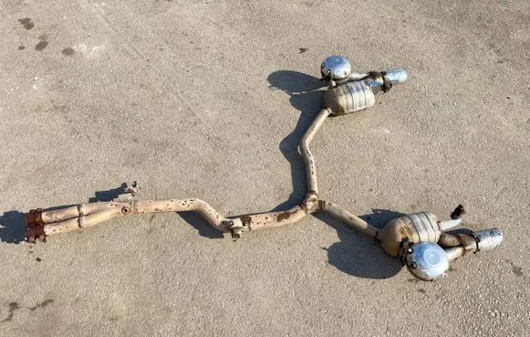 Audi A6 Allroad C7 Muffler/silencer 4G0120J 4G0253612T 4G0253611T
