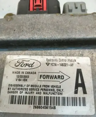 Ford Transit Airbag control unit/module YC1A14B321AF