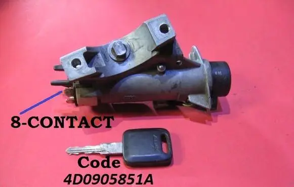 Audi A4 S4 B6 8E 8H Ignition lock 4D0905851A