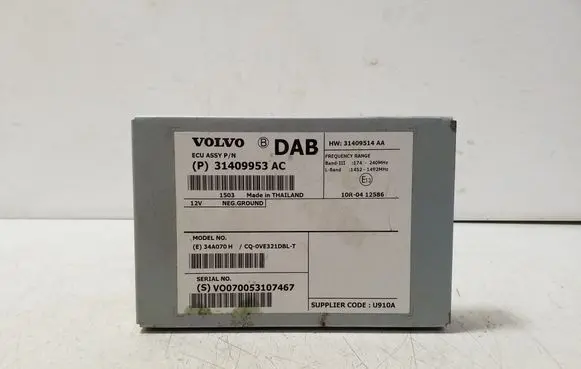 Volvo XC60 Other control units/modules 31409953