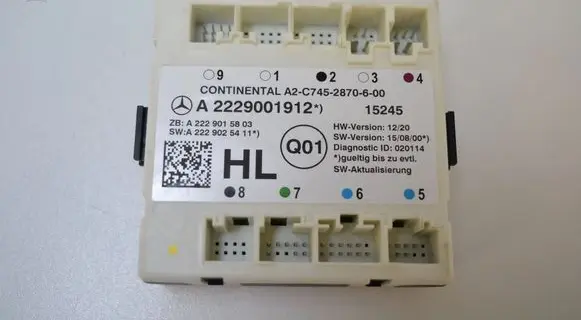 Mercedes-Benz C W205 Door control unit/module A2229001912