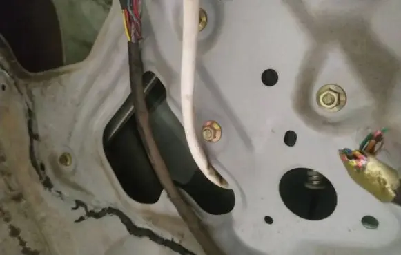 Mazda Premacy Sliding door window regulator with motor