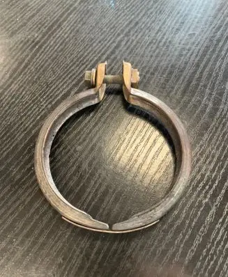 BMW 1 F20 F21 Muffler pipe connector clamp 7620508