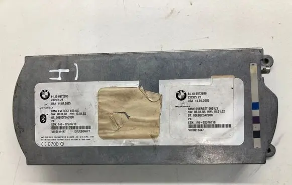 BMW 5 E60 E61 Bluetooth control unit module 84106972696