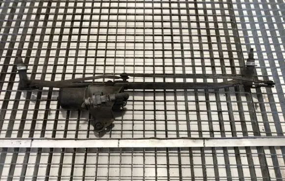 Front wiper linkage and motor