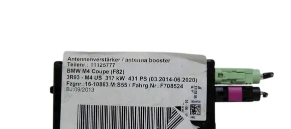 BMW 4 F36 Gran coupe Aerial antenna amplifier 9231178 65209231178