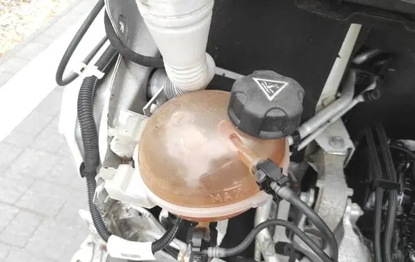 Peugeot Expert Coolant expansion tank/reservoir 9821049380