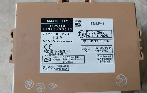 Lexus IS 220D-250-350 Keyless (KESSY) go control unit/module 8999053013