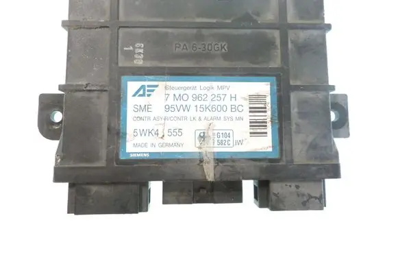 Volkswagen Sharan Comfort/convenience module 7M0962257H
