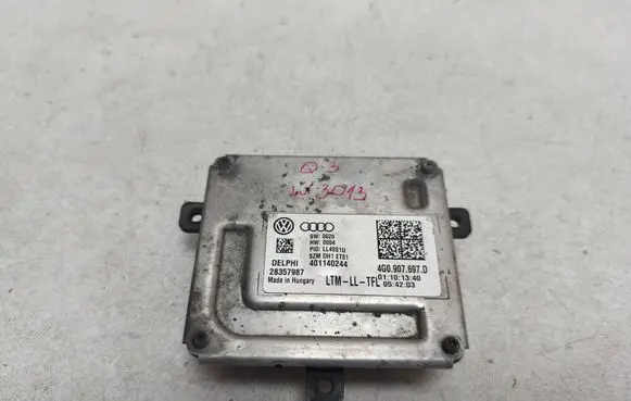 Audi Q3 8U Headlight ballast module Xenon 4G0907697D