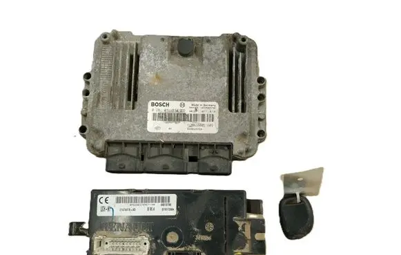 Opel Vivaro Engine ECU kit and lock set 0281011530 8200325720