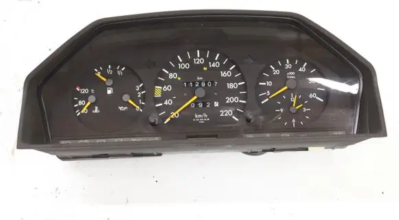 Mercedes-Benz E W124 Speedometer (instrument cluster) 1244404311