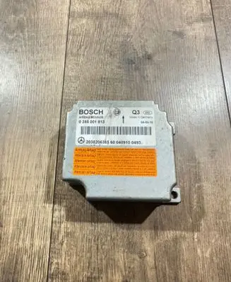Mercedes-Benz C W203 Airbag control unit/module 0285001813 2038206385 0409100493