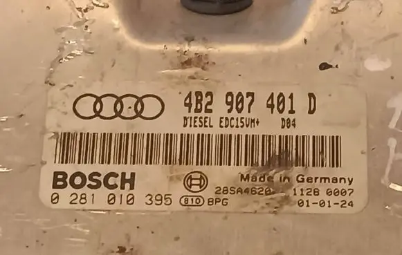 Audi A6 S6 C5 4B Engine control unit/module 4B2907401D 28SA4620 0281010395