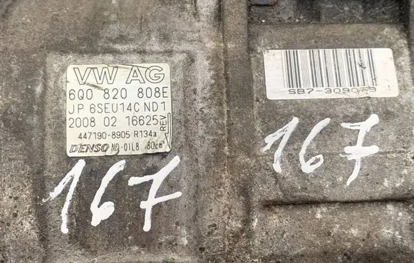 Seat Ibiza IV (6J,6P) Air conditioning (A/C) compressor (pump) 6Q0820808F 4471908905