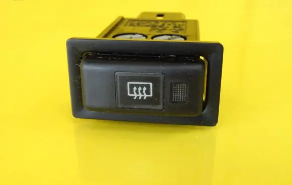 Windscreen/window heater switch