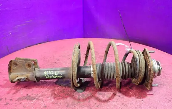 Front shock absorber with coil spring