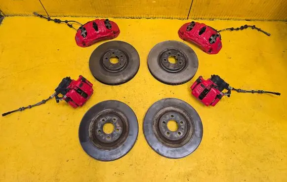 Porsche Macan (95B) Brake discs and calipers set 95B615106S 95B615105S 95B615406G