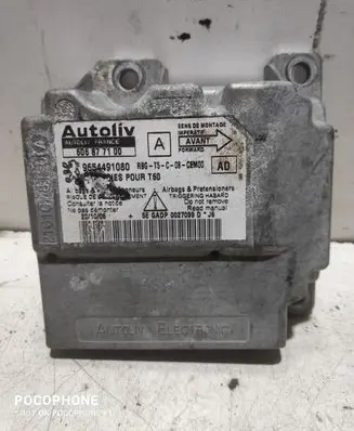 Peugeot 307 Airbag control unit/module 9654491080