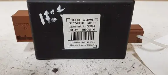Peugeot 308 Alarm control unit/module 9673523380
