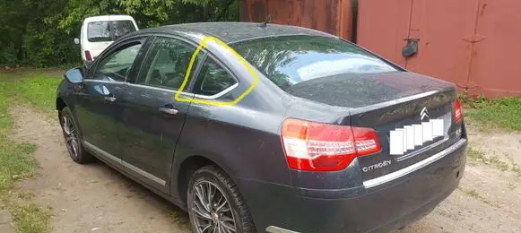 Citroen C5 Rear side window