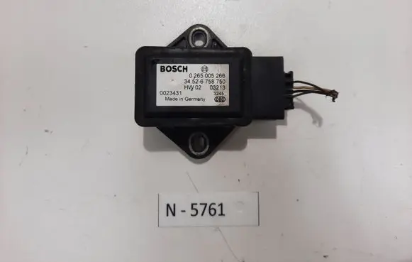 BMW 5 E60 E61 ESP acceleration yaw rate sensor 6758750