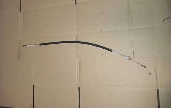 Rear door cable line