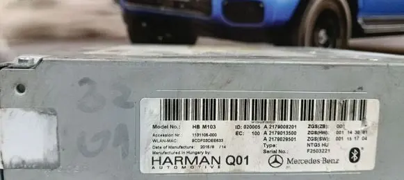 Mercedes-Benz S W222 Radio/CD/DVD/GPS head unit A2179008201 A2179029501 1131106000