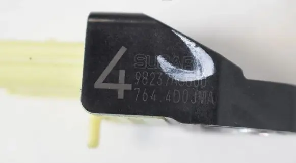 BMW 1 F20 F21 Airbag deployment crash/impact sensor 7644D0JMA 98237AG000