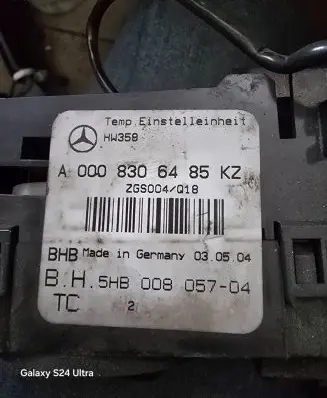 Mercedes-Benz Vito Viano W638 Climate control unit A0008306485kz 5HB00805704 ZGS004Q18