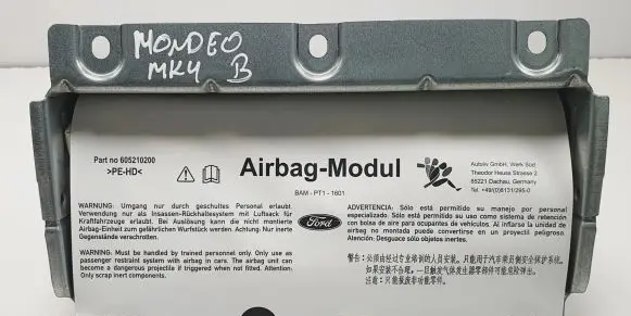 Ford Mondeo MK IV Passenger airbag AG91-042A94-HA