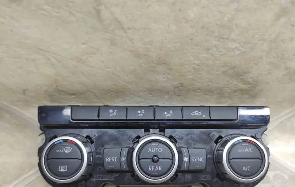 Volkswagen Sharan Climate control unit 7N0907044AG 5HB01105980