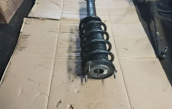 Peugeot 407 Front shock absorber with coil spring