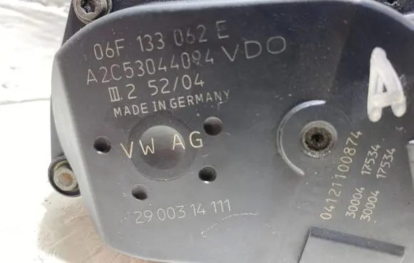 Audi A6 S6 C6 4F Throttle valve 06F133062E 2900314111 A2C53044094