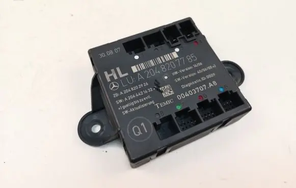 Mercedes-Benz C W204 Door control unit/module A2048207785