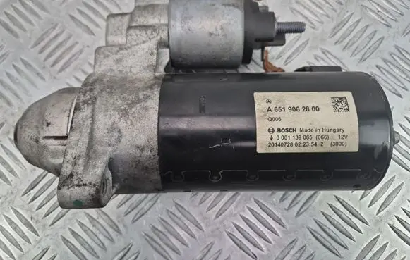 Mercedes-Benz C W205 Starter motor A6519062800 0001139065