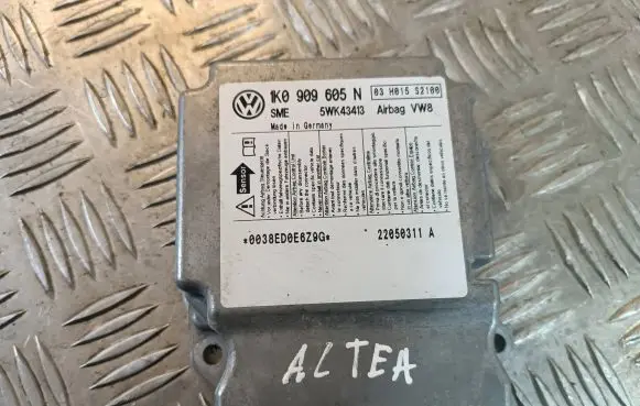 Seat Altea Airbag control unit/module 1K0909605N 5WK43413 03H015S2100