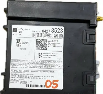 Buick Enclave II Other control units/modules 84278523