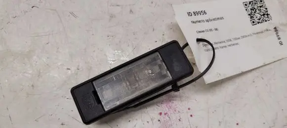 Citroen C5 Number plate light 9635678580