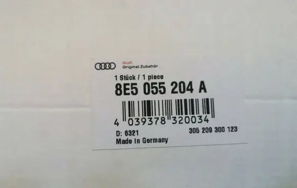 Audi A4 S4 B6 8E 8H Tow bar trailer control unit/module 8E0907383C 8E5055204A