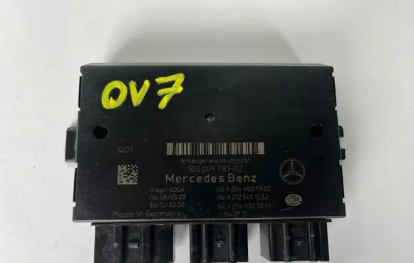 Mercedes-Benz C AMG W204 Tow bar trailer control unit/module A2049007905 5DS00978102 A2125451232